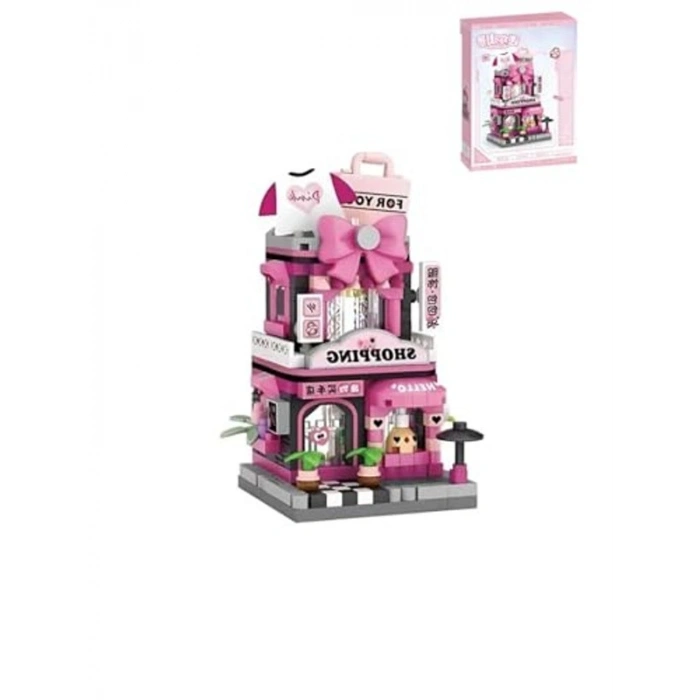 370 Parça Alışveriş Dükkanı Blok Yapım Seti