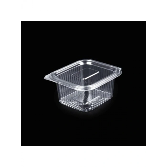 375 cc Kilitli Şeffaf Gıda Saklama Kabı, 100 Adet