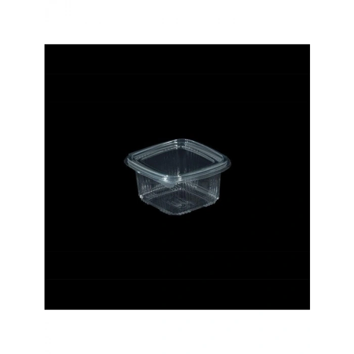 375 cc Kilitli Şeffaf Gıda Saklama Kabı, 100 Adet