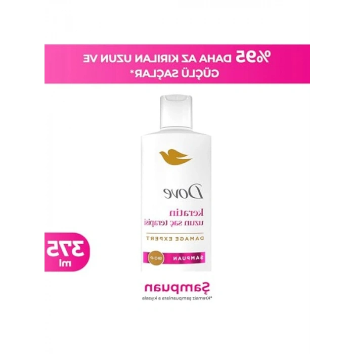 375 ml keratin destekli şampuan, uzun saçlar için özel formül
