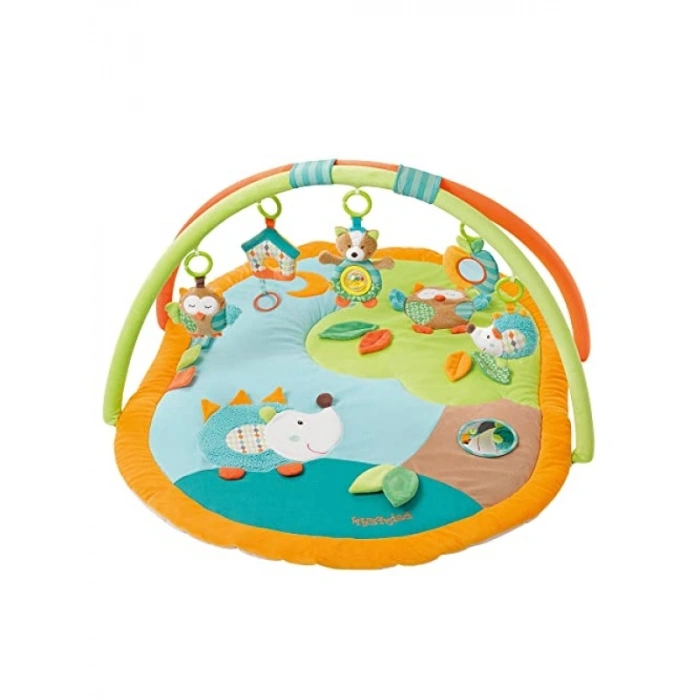 3D Aktivite Battaniyesi ve Oyun Matı - Orman Temalı