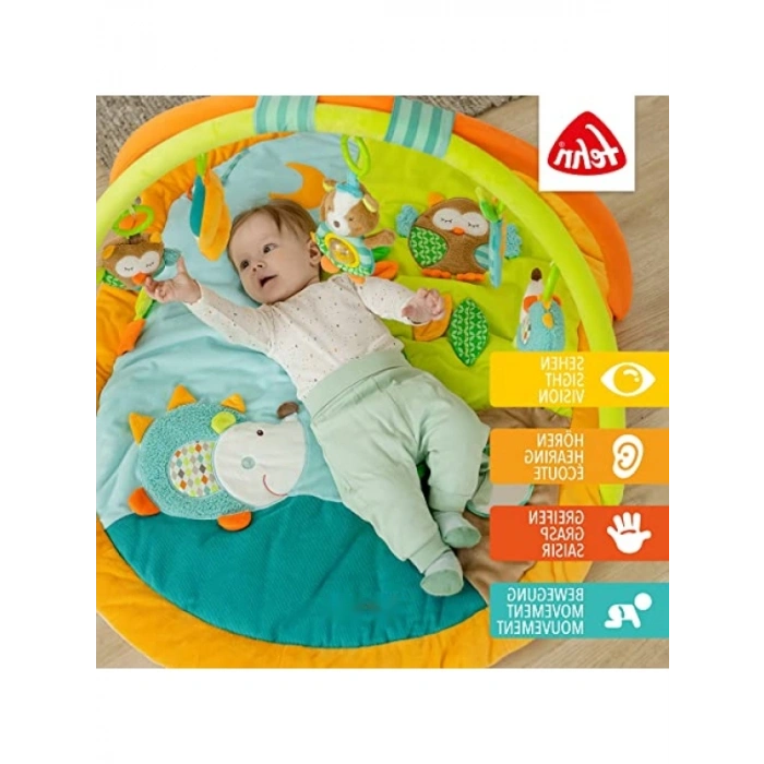 3D Aktivite Battaniyesi ve Oyun Matı - Orman Temalı