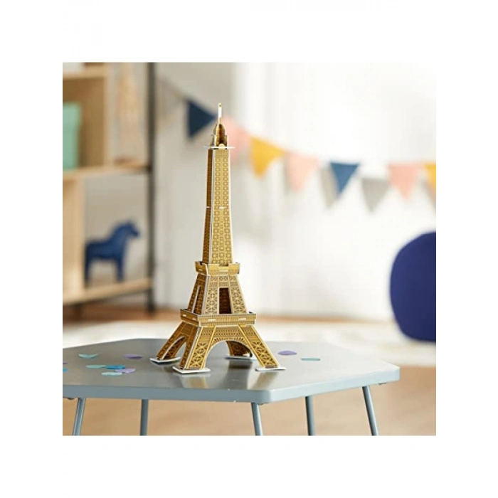 3D Eyfel Kulesi Puzzle - Renkli ve Eğlenceli Tasarım