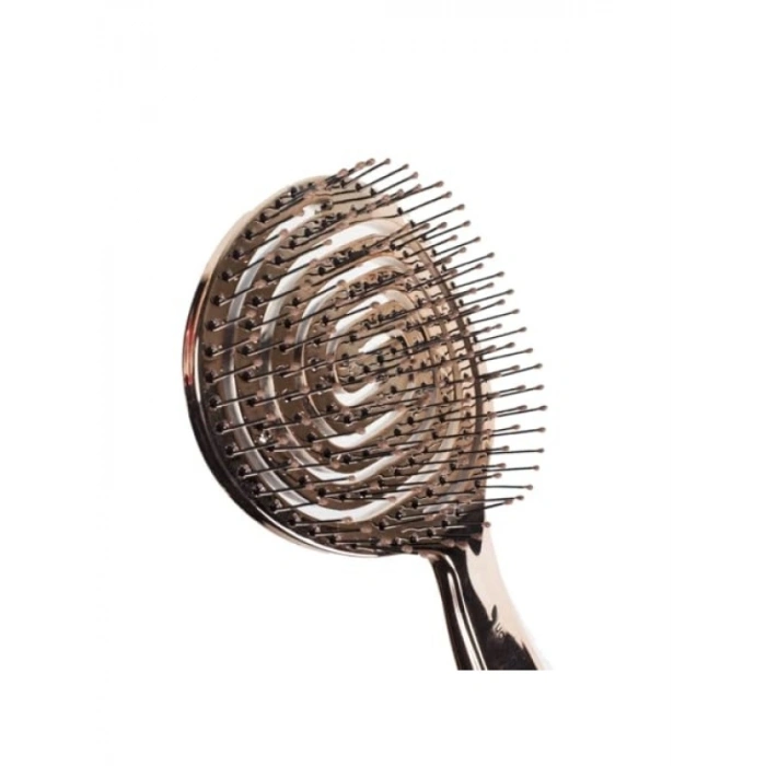 3D Flexi Açma ve Tarama Saç Fırçası - Krom Kaplama