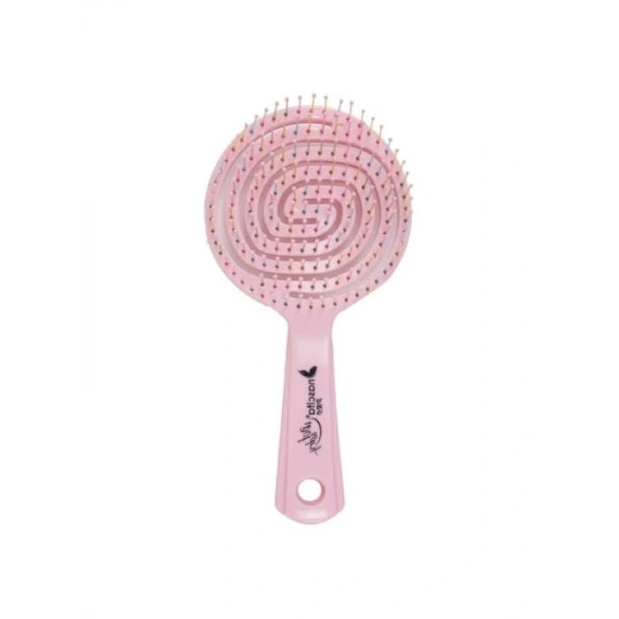 3D Flexi Kontrol Açma Tarama Saç Fırçası - Pembe