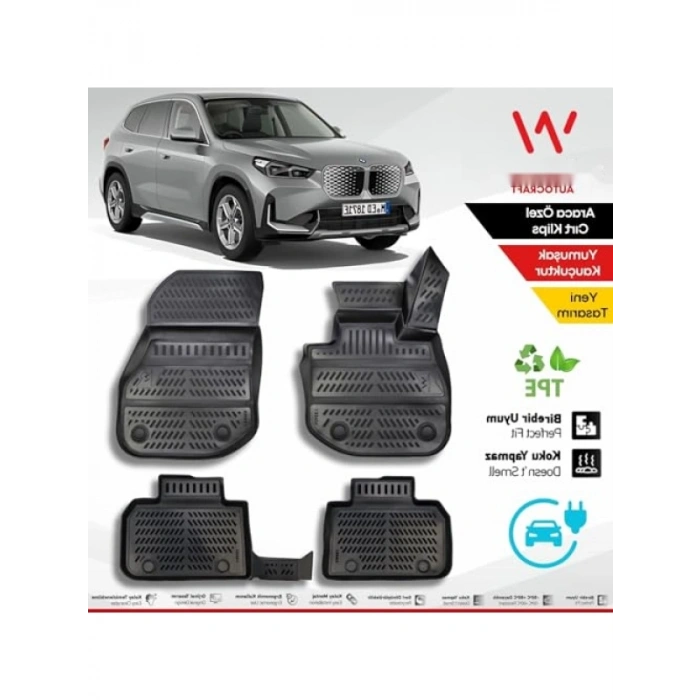 3D Havuzlu Paspas - 2022 Sonrası Elektrikli Araç Uyumlu