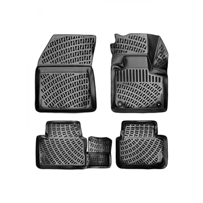 3D Havuzlu Paspas - DS 7 Crossback E-Tense Uyumlu, TPE Materyal