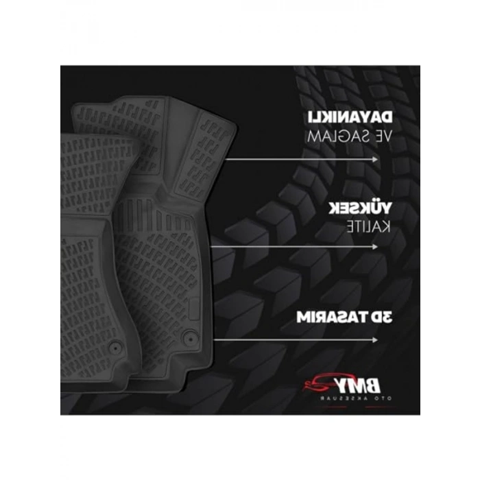 3D Havuzlu Paspas, Rizline Fiat Albea 2002 Sonrası Uyumlu