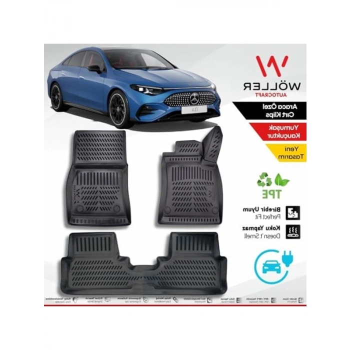 3D Havuzlu Paspas, Yeni Mercedes Cla (2026 Sonrası) Uyumlu