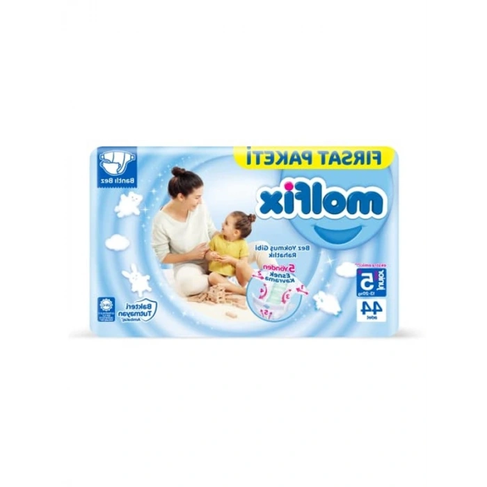 3D Juniorplus Bebek Bezi - 5+ Beden 44 Adet