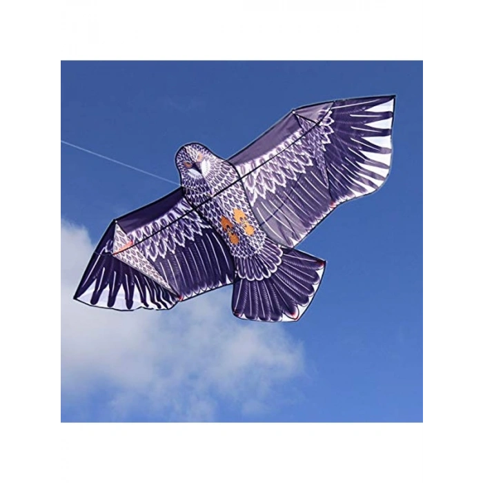 3D Kartal Görünümlü Uçurtma, Fiberglass Çubuklu, 160 cm