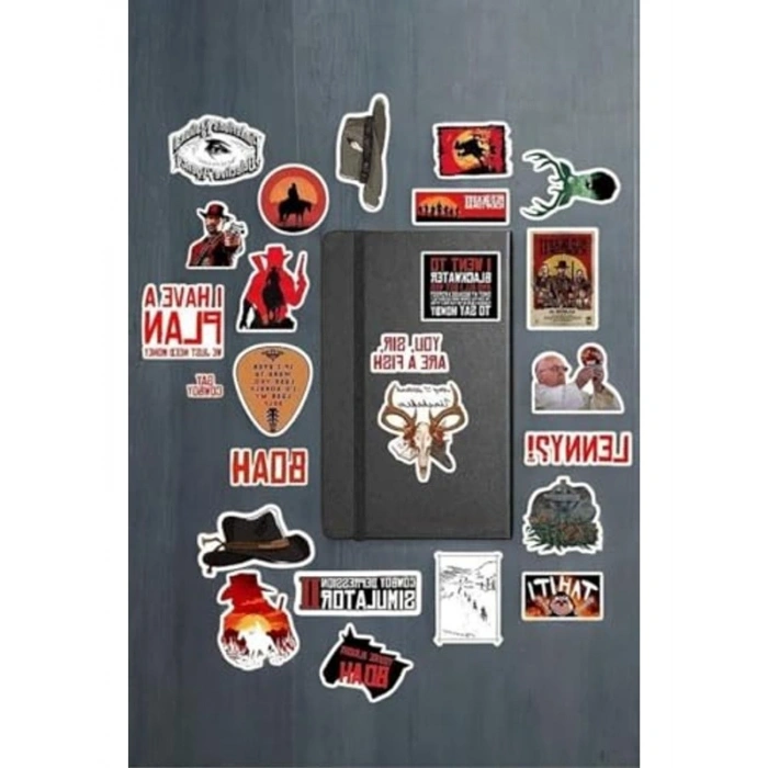 3D Yüzüklerin Efendisi Temalı Sticker Paketi - Yaratıcı Etiketler