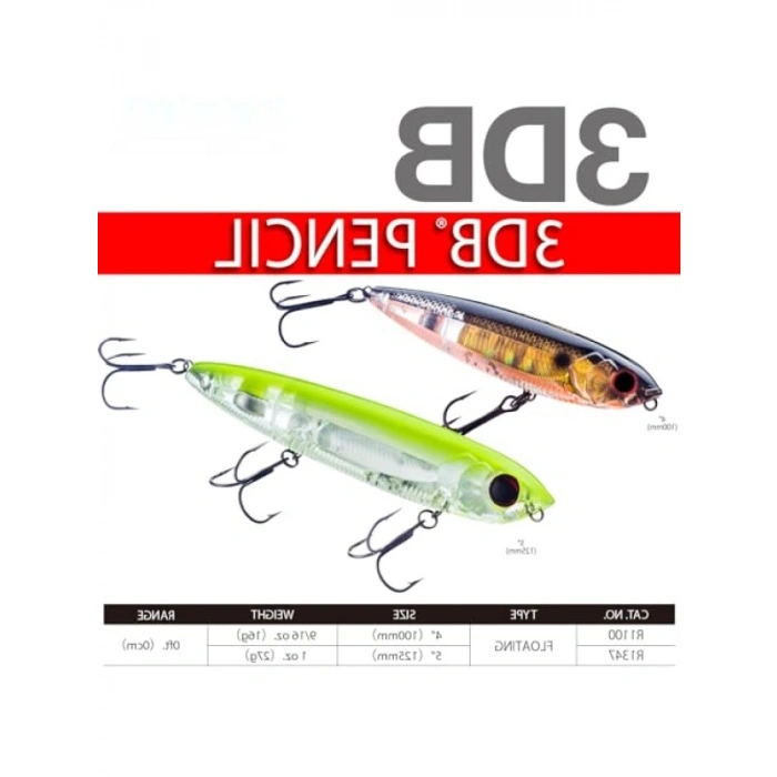 3DB Pencil Floating Lure - Üst Su İçin