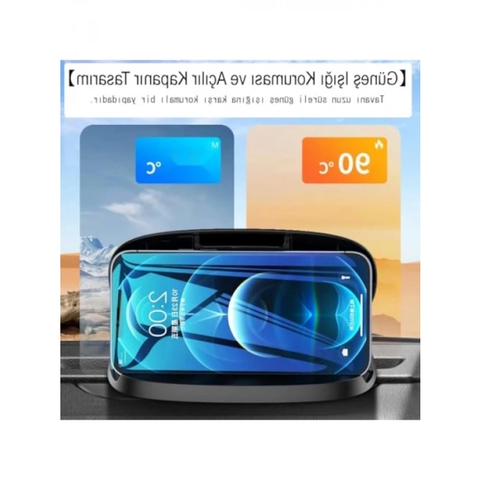 3in1 Araç Telefon Tutucu - 360° Döner Tasarım