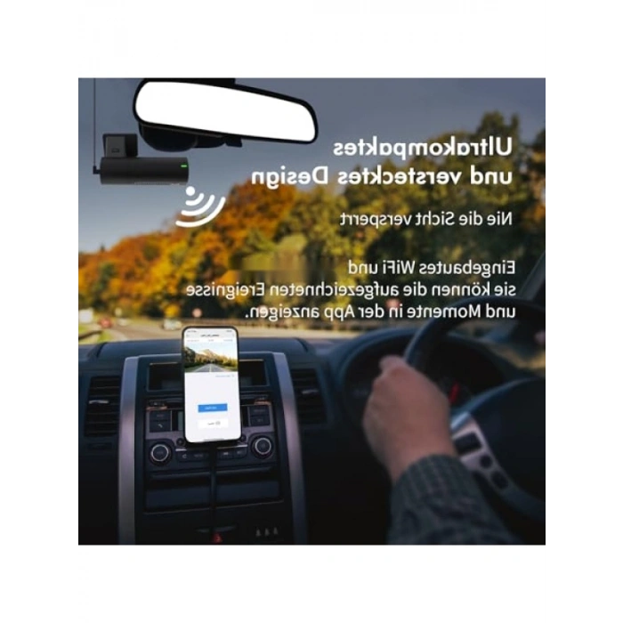 3K QHD Araç Kamerası - Geniş Açı Gece Görüşü Özelliği