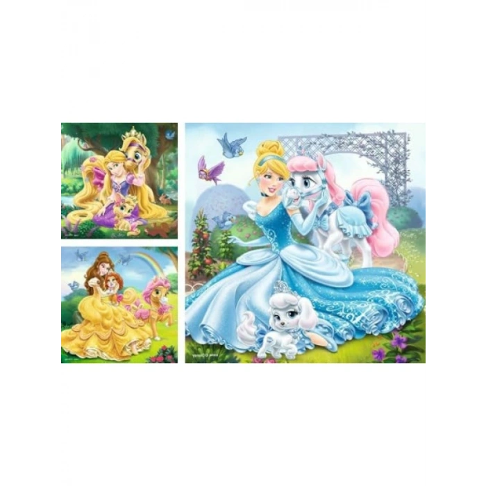 3x49 Parça Renkli Puzzle Seti