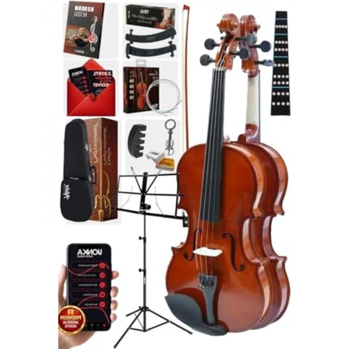 4/4 Keman Seti, Yastık ve Nota Sehpası ile