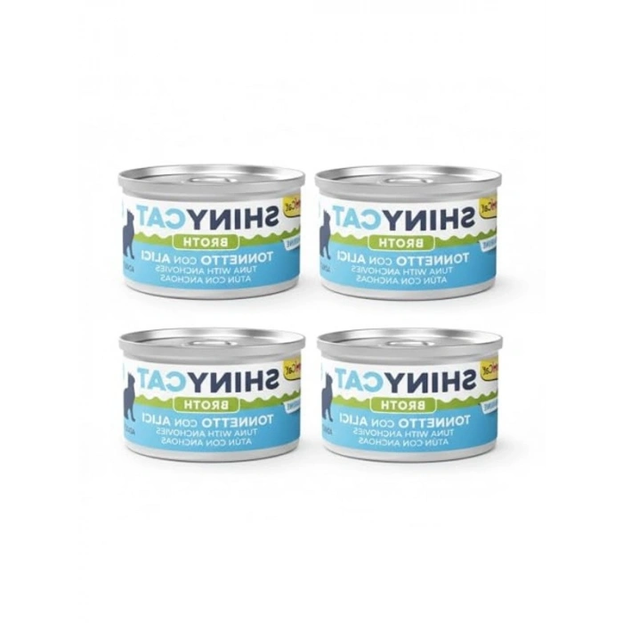 4 Adet 70 Gr Ançüezli Ton Balıklı Kedi Yaş Maması - Sos İçinde