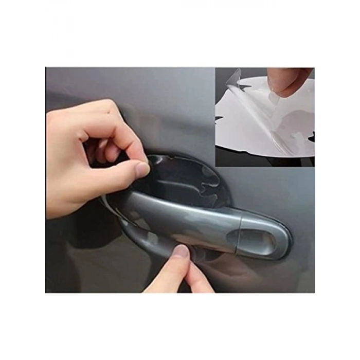 4 Adet Araç Kapı Kolu Koruyucu - Plastik Malzeme