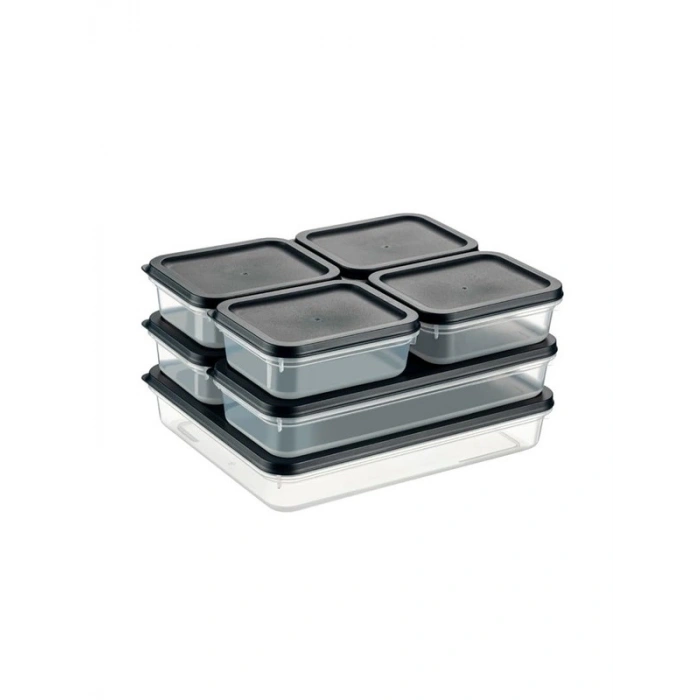 4 Adet Ayarlanabilir Buzdolabı Organizeri - Şeffaf PP Plastik Yapı