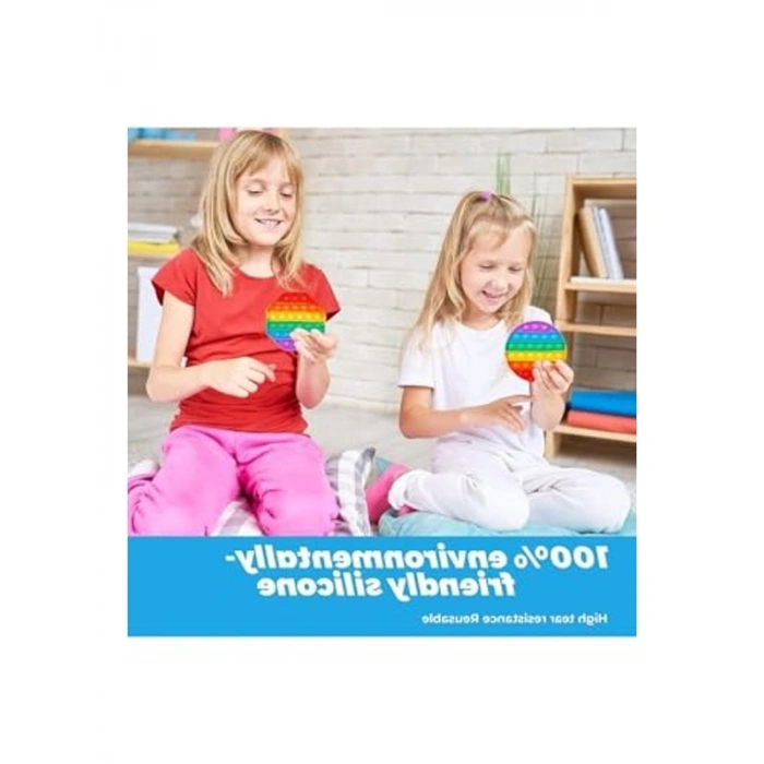 4 Adet Duyusal Pop It Oyuncak Seti ile Zihinsel Gelişim