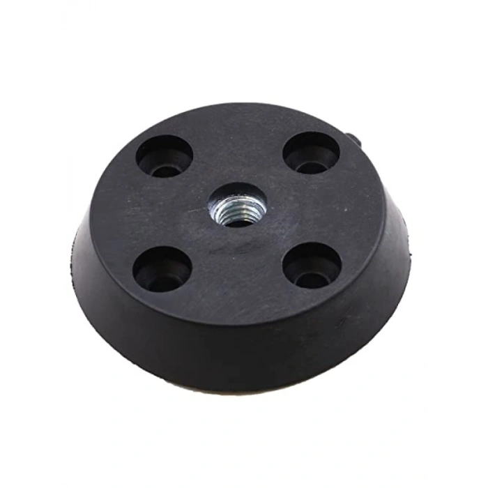 4 ADET Düz Ayak Tabanı Bağlantı Aparatı - Siyah Demir