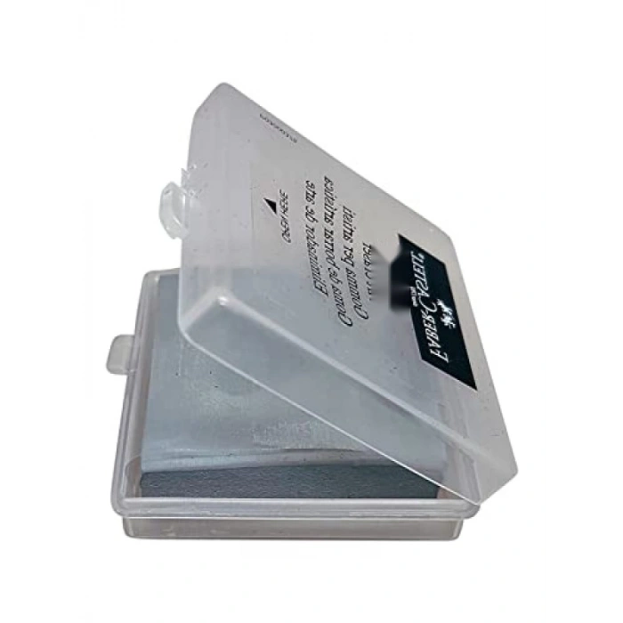 4 Adet Gri Hamur Silgi, Plastik Kutuda