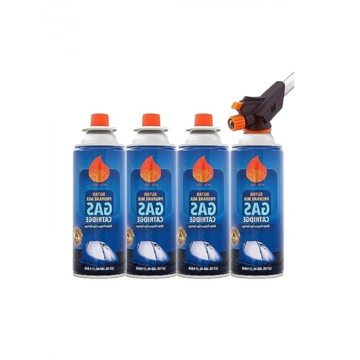 4 Adet Kartuşlu Pürmüz ve Çakmak Seti