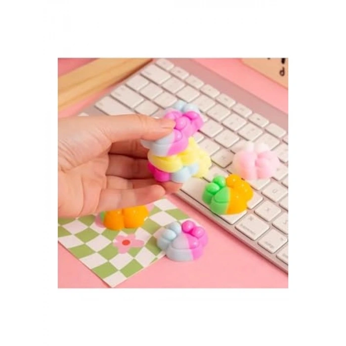 4 Adet Minik Kedi Patisi Stres Oyuncağı | Pufi Taba Squishy