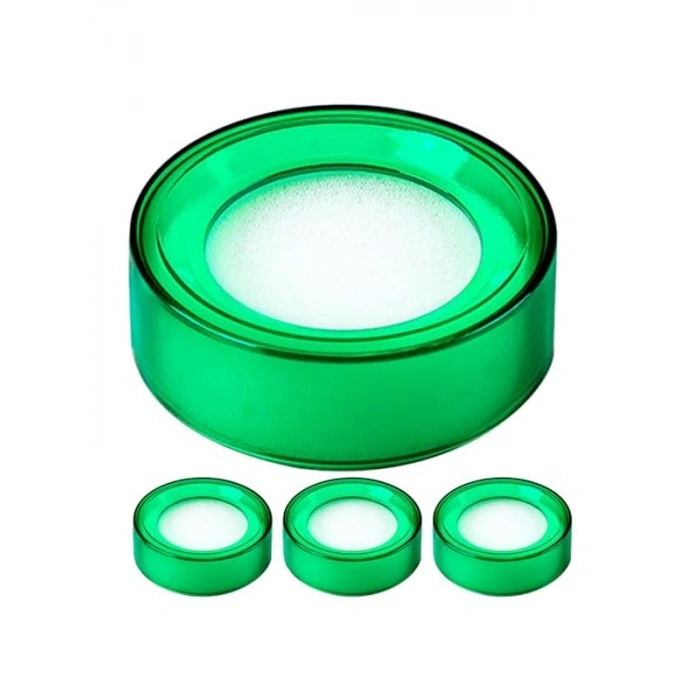 4 Adet Parmak Nemlendirici Set, Plastik Kupa ile