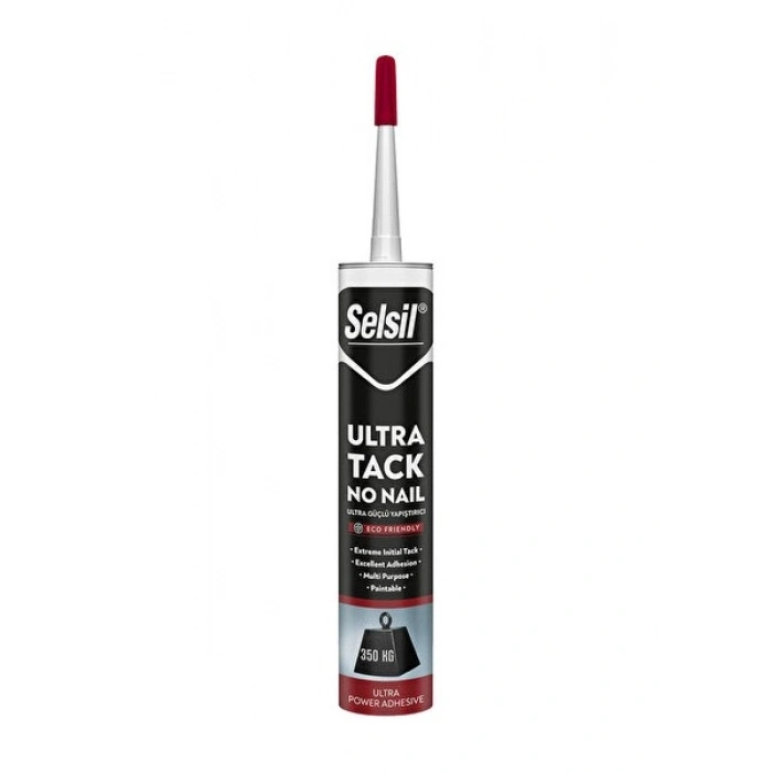 4 Adet Selsil Ultra Tack Beyaz Silikon 290 ml