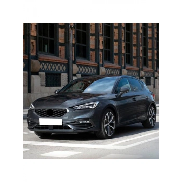 4 Adet Siyah Şifreli Bijon Kapağı, Seat Leon Uyumlu (2020-2024)