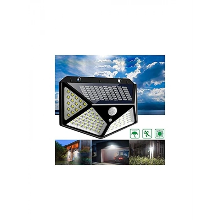 4 Adet Solar Güneş Enerjili Bahçe Aydınlatma Lambası, Hareket Sensörlü ve Ekonomik