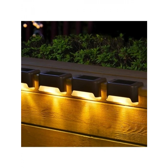 4 Adet Solar Led Işık, Su Geçirmez Tasarım ile Bahçe Aydınlatması