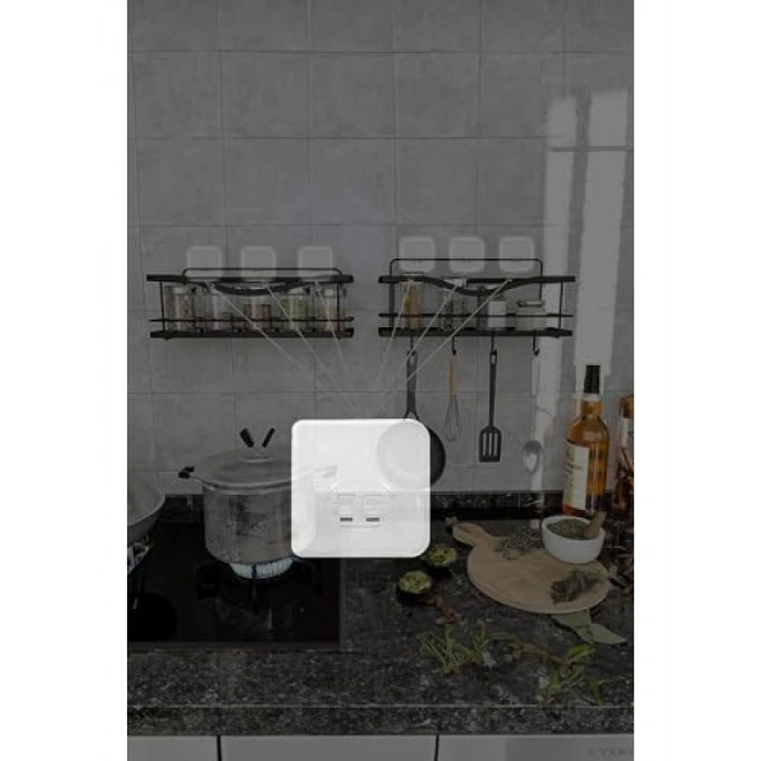 4 Adet Süper Güçlü Yapışkanlı Askı - 20 Kg Kapasite