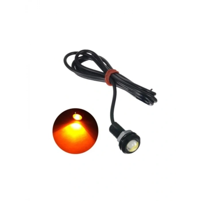 4 Adet Turuncu Kartal Gözü Gündüz Led Aydınlatma