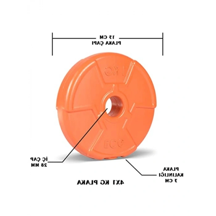 4 Adet Turuncu Özel Seri Plaka