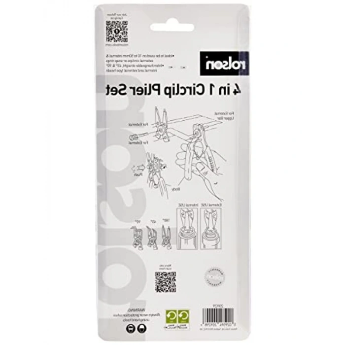 4 Başlı Segman Pensesi Seti - İç ve Dış Çemberler için