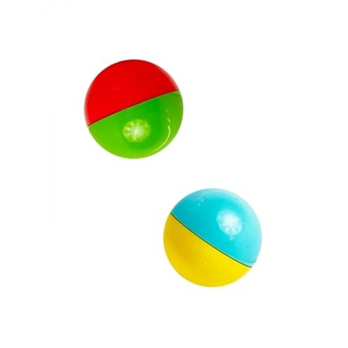 4 cm Çıngıraklı Top Seti, Kolay Kavranan 2 Adet BPA İçermeyen