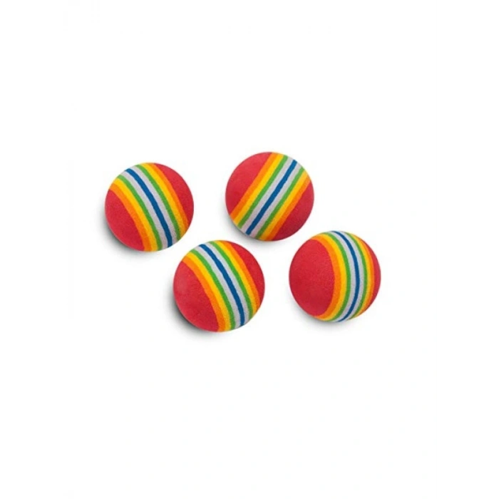 4 cm Plastik Top Oyuncak Seti (4lü)