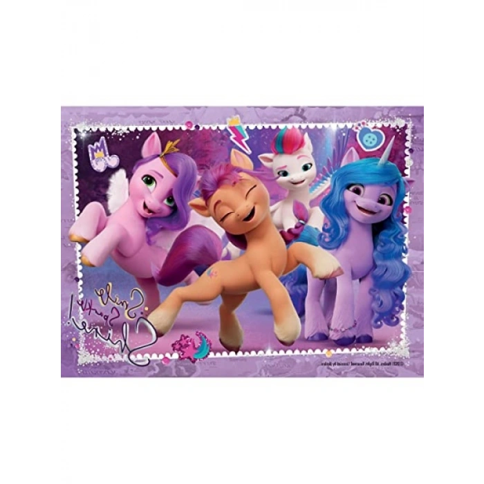4 Farklı My Little Pony Temalı Puzzle Seti