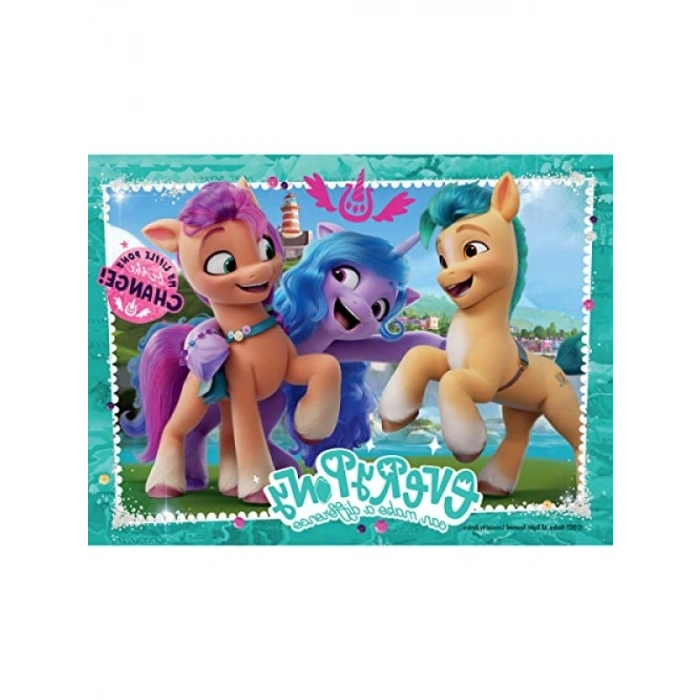 4 Farklı My Little Pony Temalı Puzzle Seti