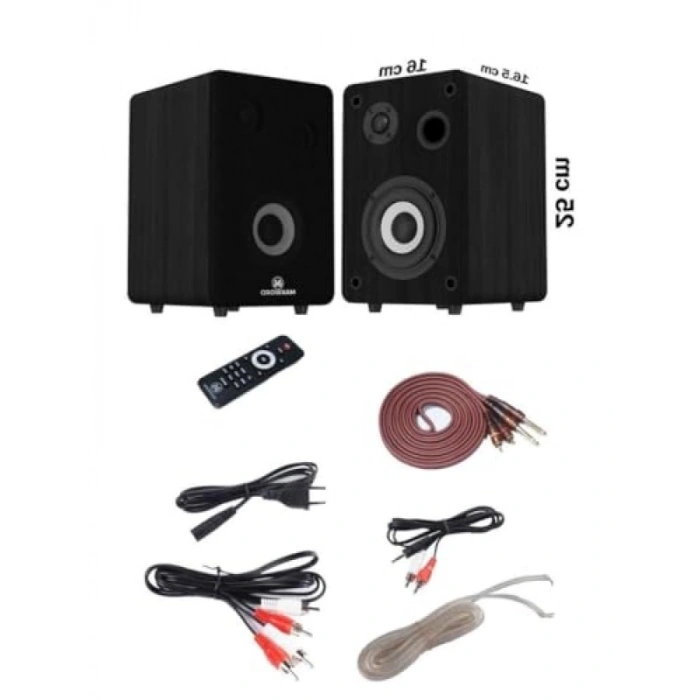 4 İnç Çift Aktif Stüdyo Referans Monitörü, Bluetooth ve USB Desteği