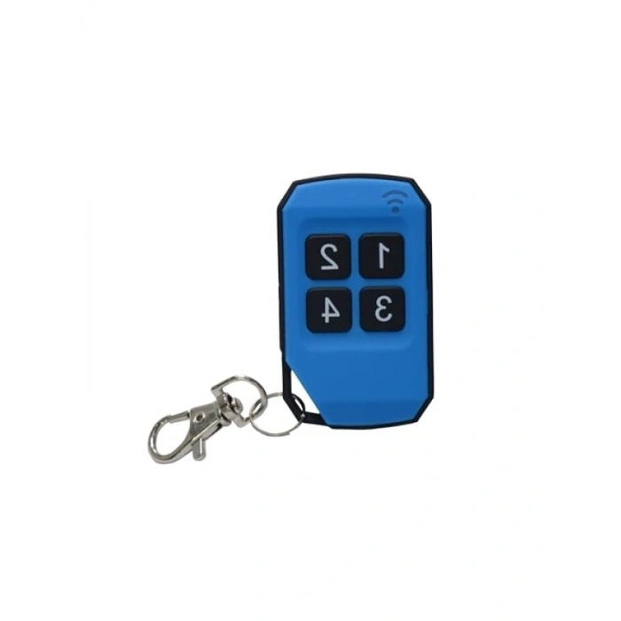 4 Kanal Kodlanabilir Uzaktan Kumanda - Mavi Işıklı