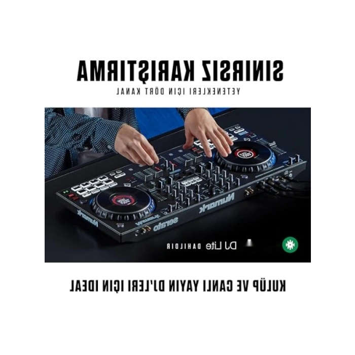 4 Kanallı DJ Kontrolörü - Profesyonel Performans İçin