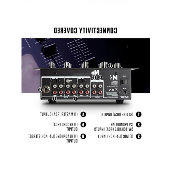 4 Kanallı DJ Mikseri - Gelişmiş Özellikler