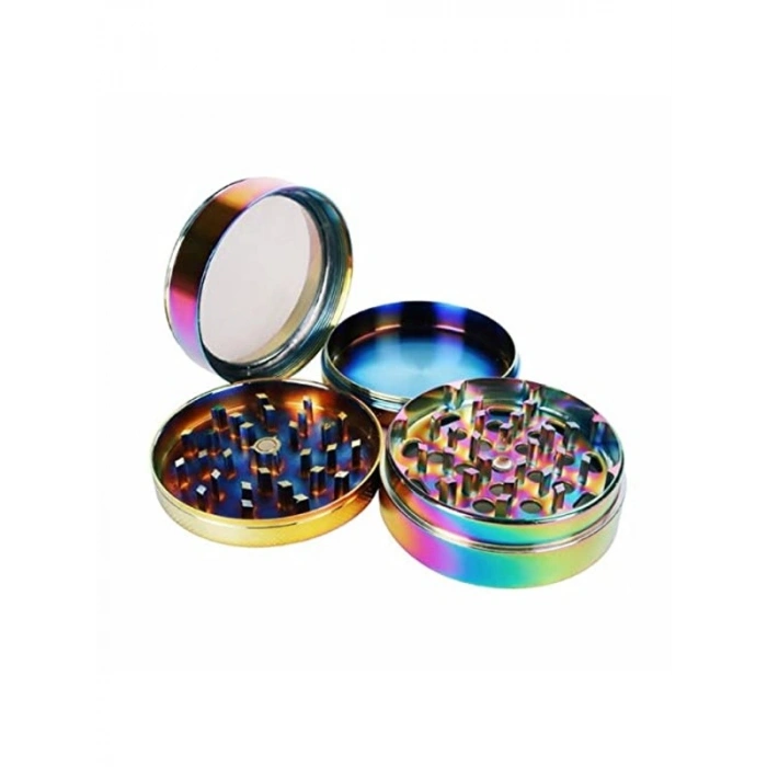 4 Katmanlı Mıknatıslı Herbal Grinder, Renkli Tasarım
