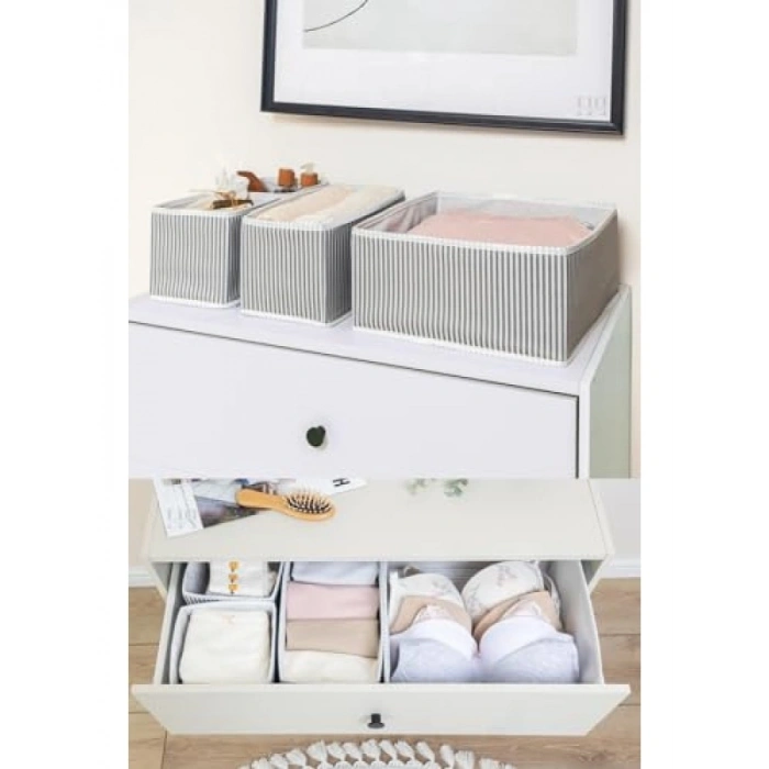 4 Lü Çekmece Düzenleyici - Pratik Organizer Sepet