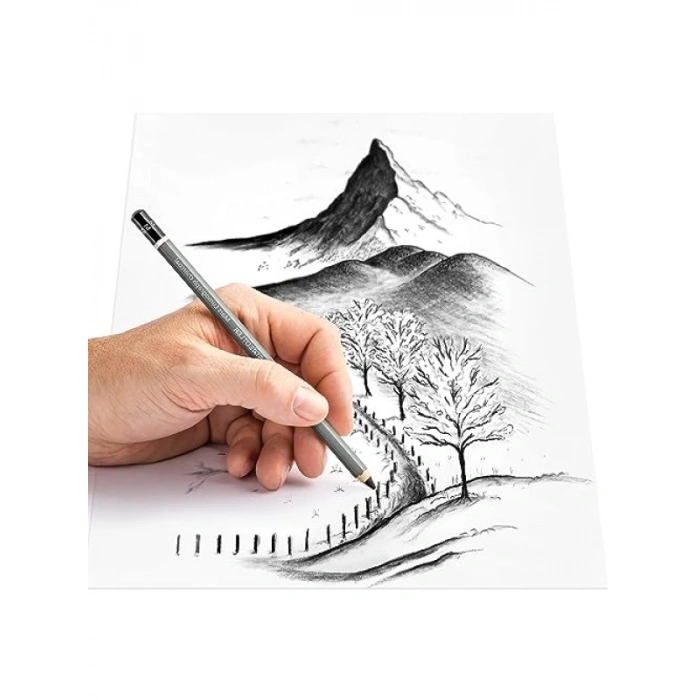 4lü Charcoal Füzen Eskiz Kalemi Seti