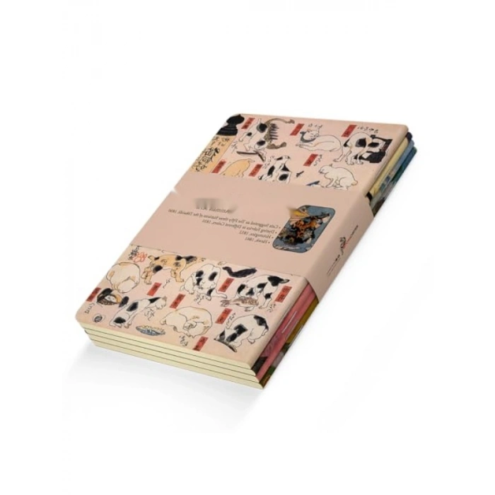 4lü Çizgisiz Defter Seti (A5, 256 Sayfa)